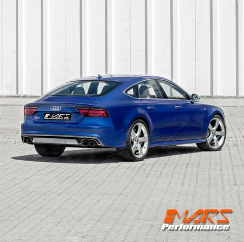 S7 Style Rear Bumper bar Twin Exhaust Outlet Diffuser Bodykit for AUDI A7 S7 4G 2015 - 2018 - Mars Performance