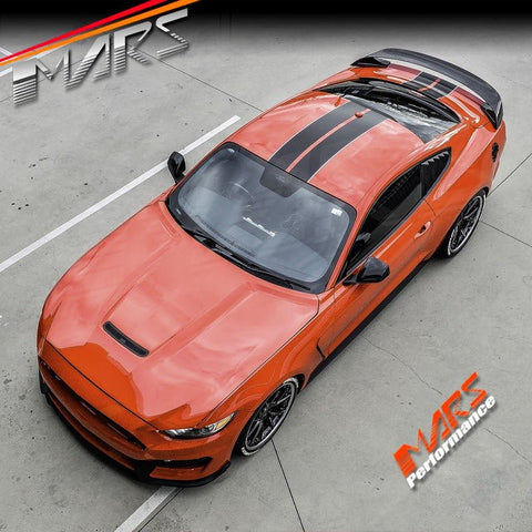 Shelby GT350 Style Aluminium Bonnet Bodykit Hood with Plastic Vent for Ford Mustang FM 2015 - 2017 - Mars Performance
