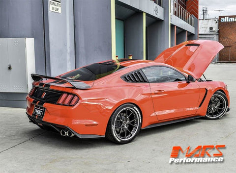 Shelby GT350 Style Aluminium Bonnet Bodykit Hood with Plastic Vent for Ford Mustang FM 2015 - 2017 - Mars Performance