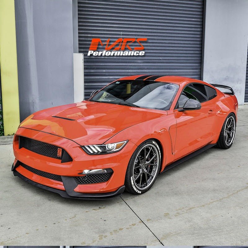 Shelby GT350 Style Aluminium Bonnet Bodykit Hood with Plastic Vent for Ford Mustang FM 2015 - 2017 - Mars Performance