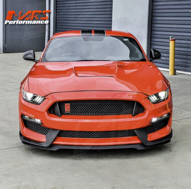 Shelby GT350 Style Aluminium Bonnet Bodykit Hood with Plastic Vent for Ford Mustang FM 2015 - 2017 - Mars Performance