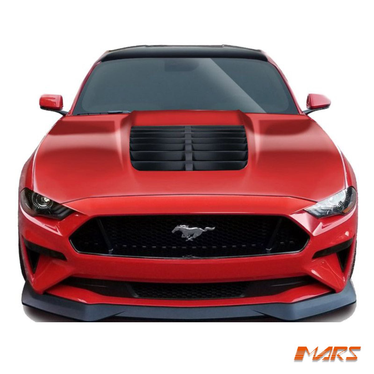 Shelby GT500 Style Aluminium Bonnet Hood Bodykit with Plastic Vent for Ford Mustang FN 2018 - 2022 - Mars Performance