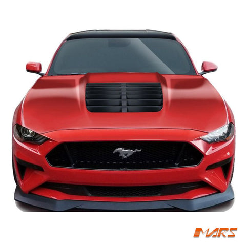 Shelby GT500 Style Aluminium Bonnet Hood Bodykit with Plastic Vent for Ford Mustang FN 2018 - 2022 - Mars Performance