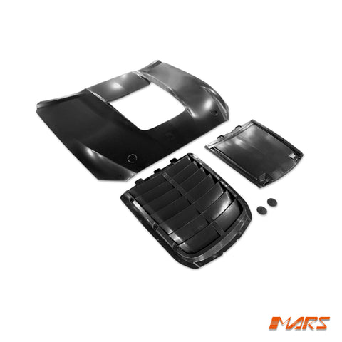 Shelby GT500 Style Aluminium Bonnet Hood Bodykit with Plastic Vent for Ford Mustang FN 2018 - 2022 - Mars Performance