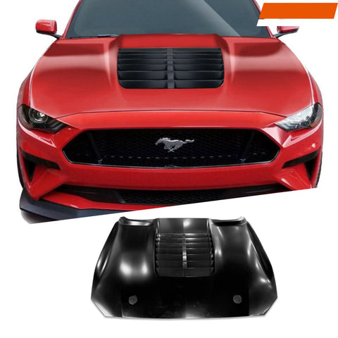 Shelby GT500 Style Aluminium Bonnet Hood Bodykit with Plastic Vent for Ford Mustang FN 2018 - 2022 - Mars Performance