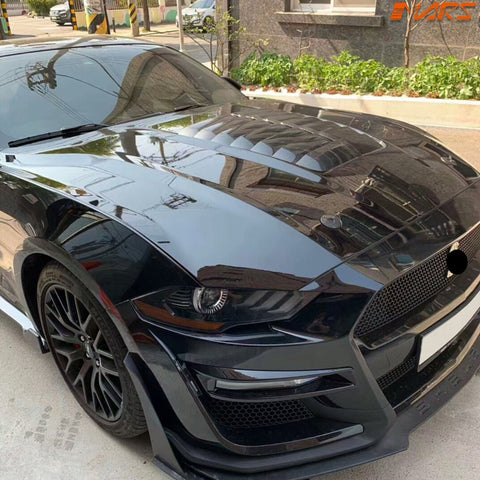 Shelby GT500 Style Aluminium Bonnet Hood Bodykit with Plastic Vent for Ford Mustang FN 2018 - 2022 - Mars Performance