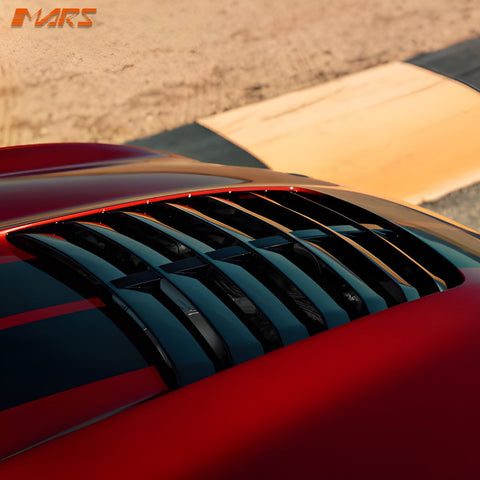 Shelby GT500 Style Aluminium Bonnet Hood Bodykit with Plastic Vent for Ford Mustang FN 2018 - 2022 - Mars Performance