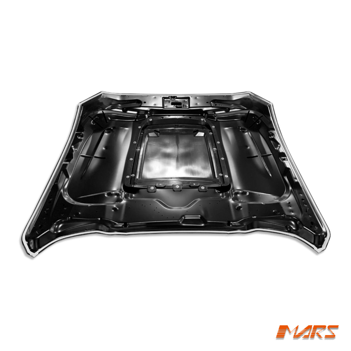 Shelby GT500 Style Aluminium Bonnet Hood Bodykit with Plastic Vent for Ford Mustang FN 2018 - 2022 - Mars Performance