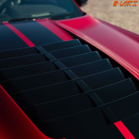 Shelby GT500 Style Aluminium Bonnet Hood Bodykit with Plastic Vent for Ford Mustang FN 2018 - 2022 - Mars Performance