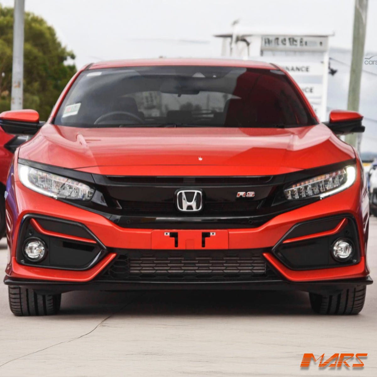 SI RS MK2 Style Front Bumper Bar Bodykit for Honda Civic X Sedan & Hatch 2016 - 2021 - Mars Performance
