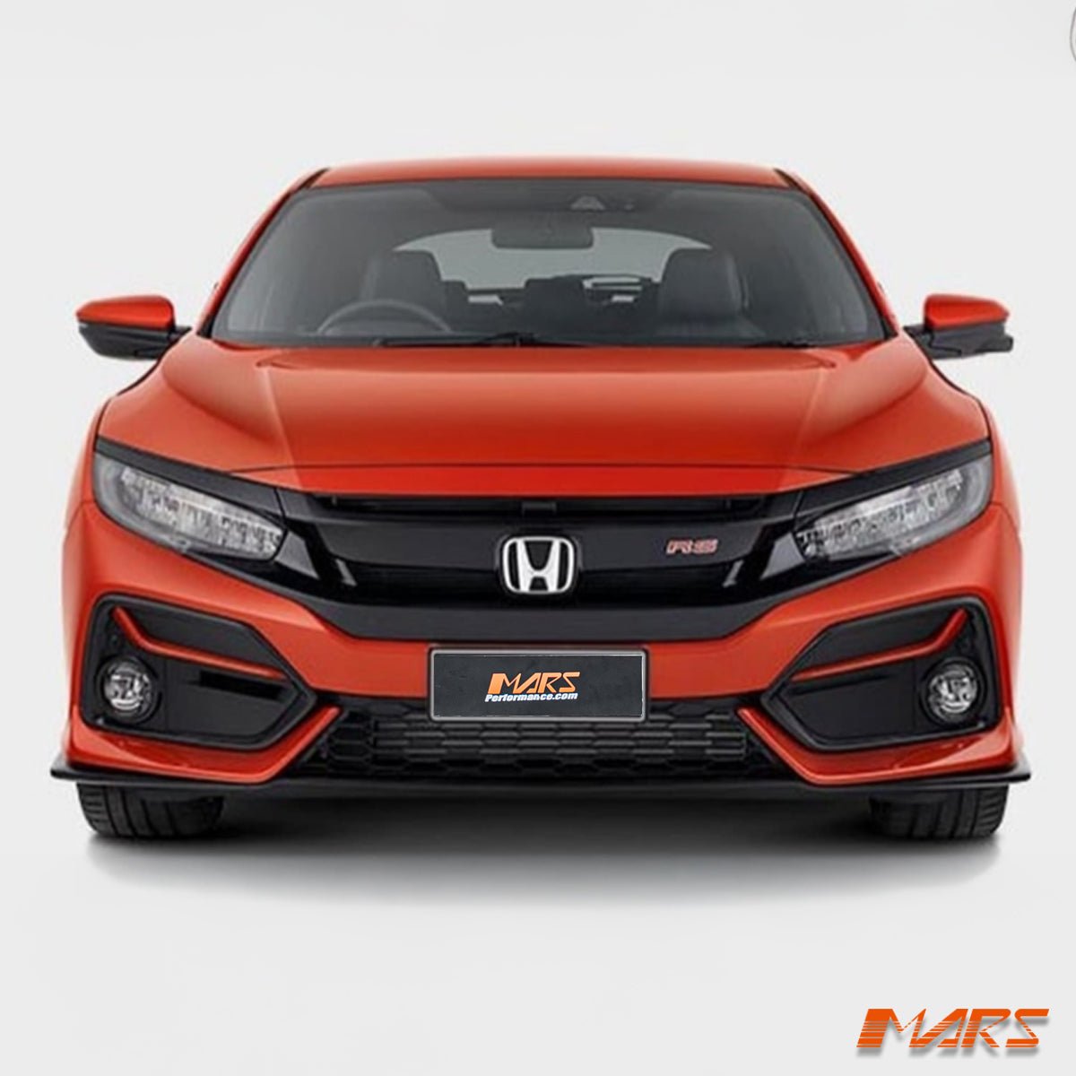SI RS MK2 Style Front Bumper Bar Bodykit for Honda Civic X Sedan & Hatch 2016 - 2021 - Mars Performance