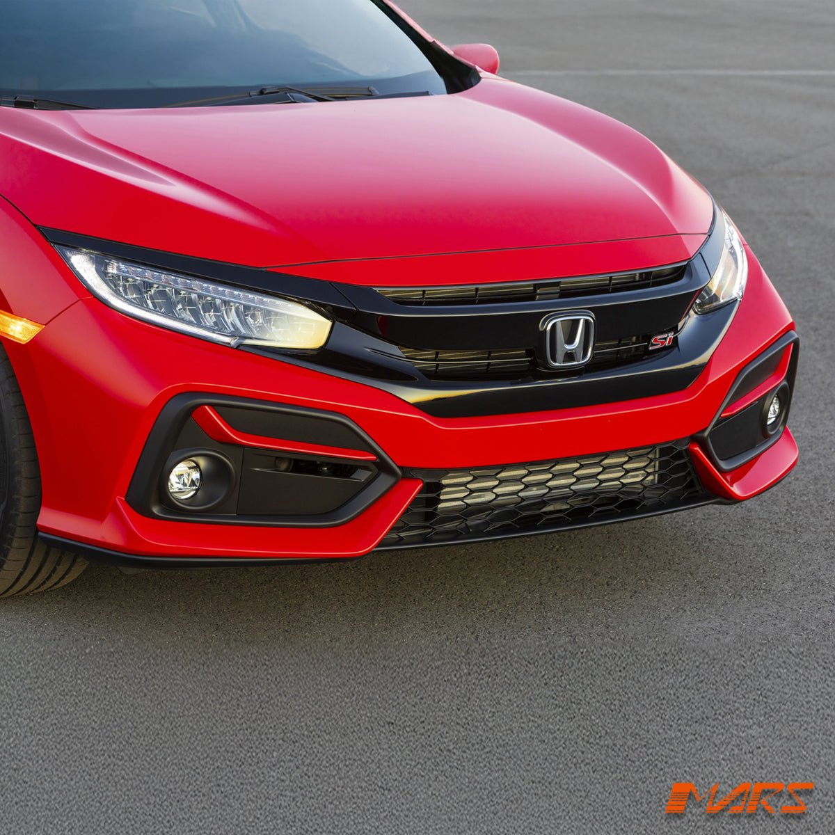 SI RS MK2 Style Front Bumper Bar Bodykit for Honda Civic X Sedan & Hatch 2016 - 2021 - Mars Performance
