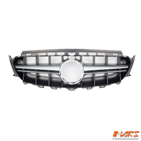 Silver Black AMG E63 - S Style Front Bumper Bar Grille for Mercedes - Benz E - Class 2016 - 2020 Pre Update W213 S213 C238 & E43 E53 AMG - Mars Performance