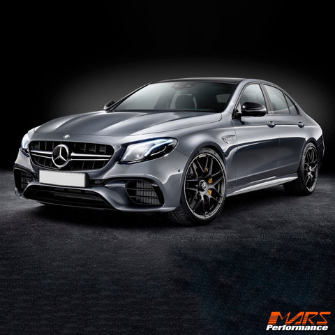 Silver Black AMG E63 - S Style Front Bumper Bar Grille for Mercedes - Benz E - Class 2016 - 2020 Pre Update W213 S213 C238 & E43 E53 AMG - Mars Performance