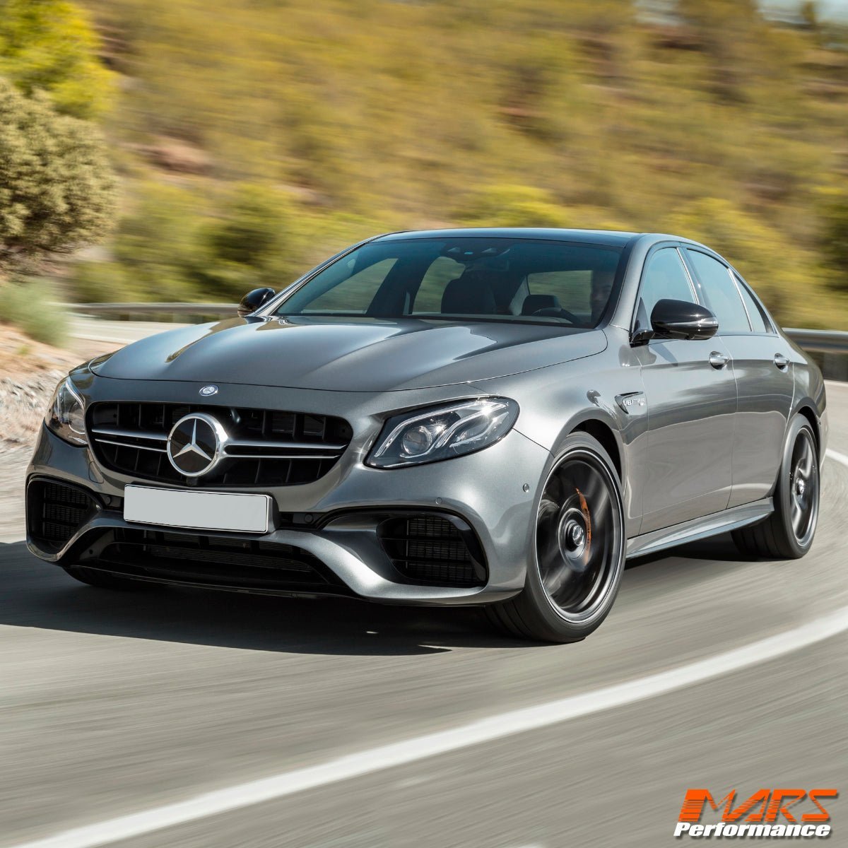 Silver Black AMG E63 - S Style Front Bumper Bar Grille for Mercedes - Benz E - Class 2016 - 2020 Pre Update W213 S213 C238 & E43 E53 AMG - Mars Performance