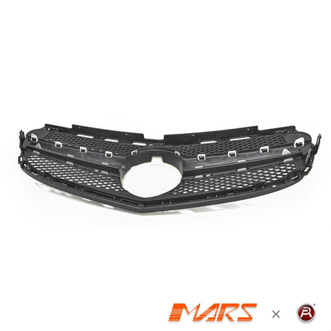 Silver Black AMG E63 Style Front Bumper Bar Grille Grill Bodykit for Mercedes - Benz E - Class W212 2014 - 2016 - Mars Performance