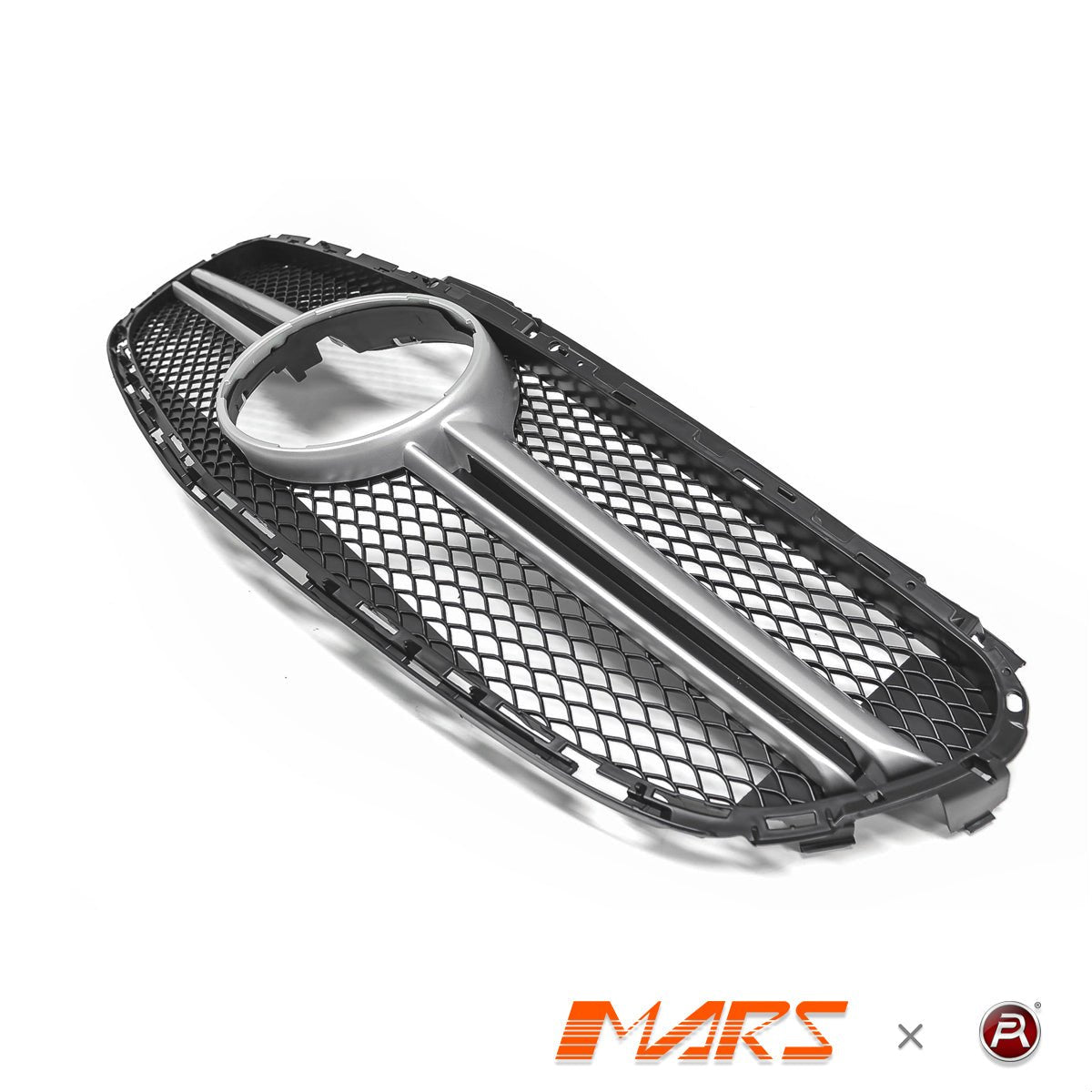 Silver Black AMG E63 Style Front Bumper Bar Grille Grill Bodykit for Mercedes - Benz E - Class W212 2014 - 2016 - Mars Performance