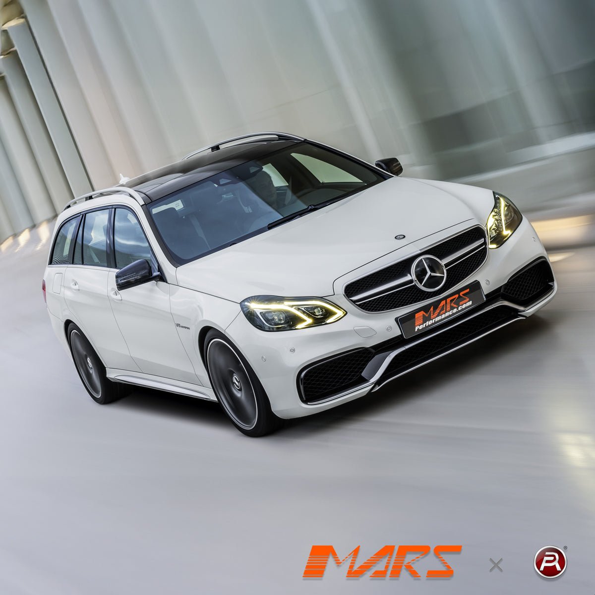 Silver Black AMG E63 Style Front Bumper Bar Grille Grill Bodykit for Mercedes - Benz E - Class W212 2014 - 2016 - Mars Performance