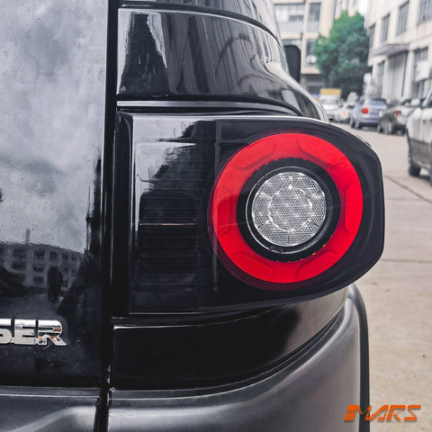 Smoked 3D Full LED Stripe Bar Tail Lights with Sequential Indicator for TOYOTA FJ - CRUISER 2011 - 2017 - Mars Performance