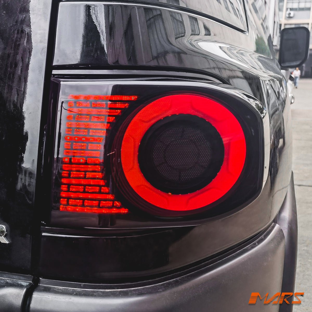 Smoked 3D Full LED Stripe Bar Tail Lights with Sequential Indicator for TOYOTA FJ - CRUISER 2011 - 2017 - Mars Performance