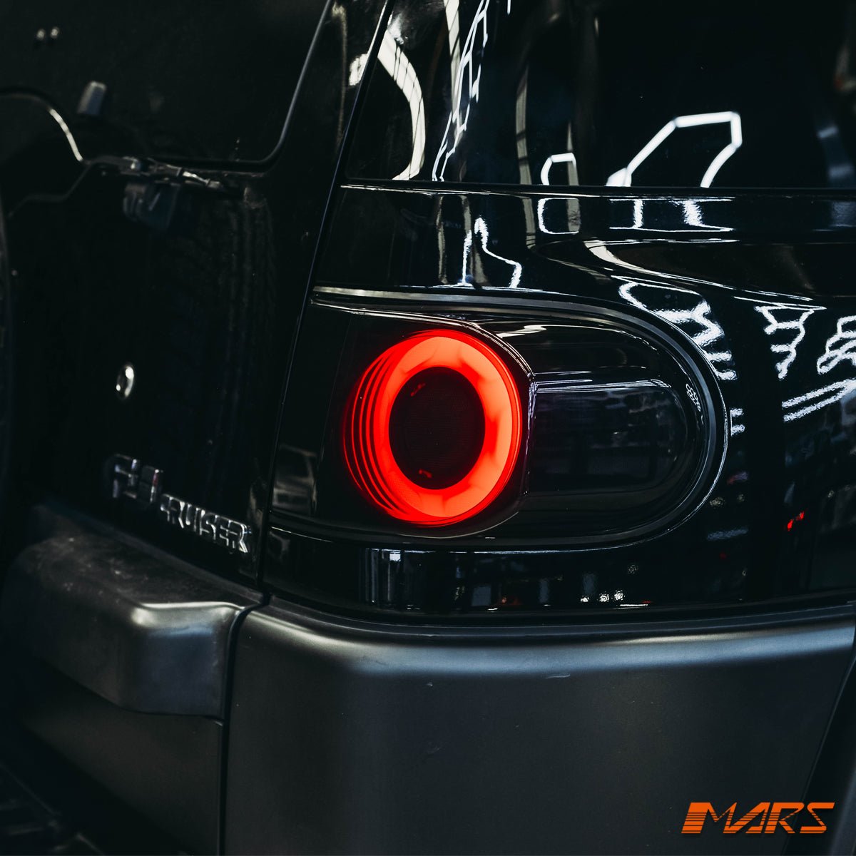 Smoked 3D Full LED Stripe Bar Tail Lights with Sequential Indicator for TOYOTA FJ - CRUISER 2011 - 2017 - Mars Performance