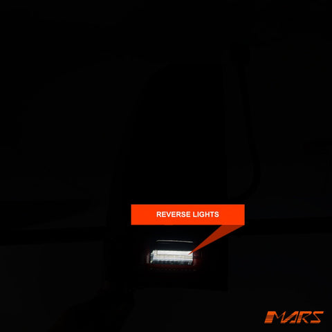 Smoked 3D Stripe Bar Full LED Tail Lights with Sequential Indicator for Ford Ranger PJ PK 2006 - 2011 - Mars Performance