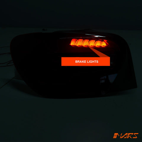 Smoked AMG A45 Update Style Full LED Tail Lights for Mercedes - Benz W176 A - Class (2012 - 2018) - Mars Performance