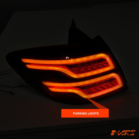 Smoked Black 3D Stripe & Full LED Tail Lights for Holden Cruze Hatch 2011 - 2016 - Mars Performance