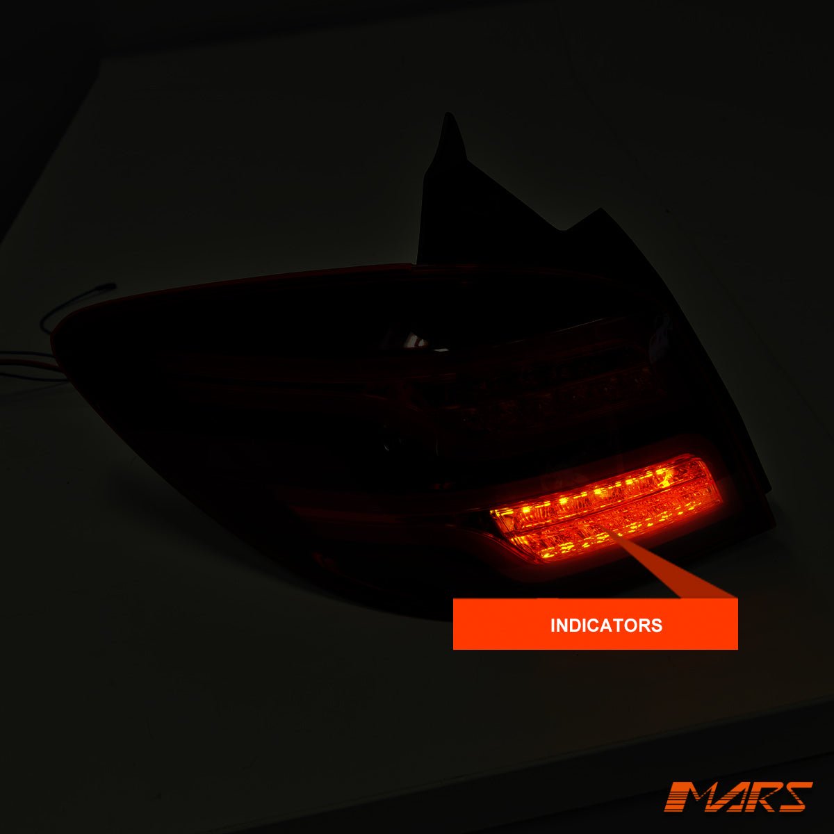 Smoked Black 3D Stripe & Full LED Tail Lights for Holden Cruze Hatch 2011 - 2016 - Mars Performance