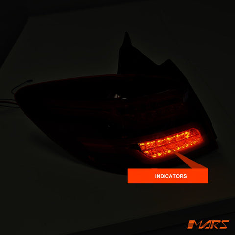 Smoked Black 3D Stripe & Full LED Tail Lights for Holden Cruze Hatch 2011 - 2016 - Mars Performance