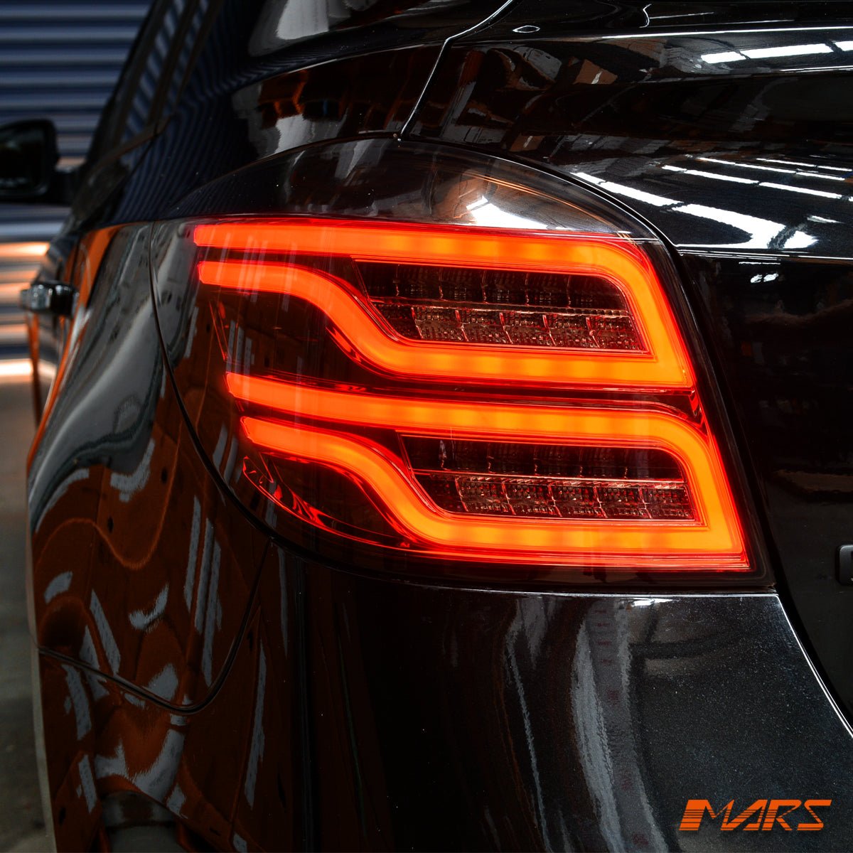 Smoked Black 3D Stripe & Full LED Tail Lights for Holden Cruze Hatch 2011 - 2016 - Mars Performance