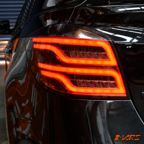 Smoked Black 3D Stripe & Full LED Tail Lights for Holden Cruze Hatch 2011 - 2016 - Mars Performance