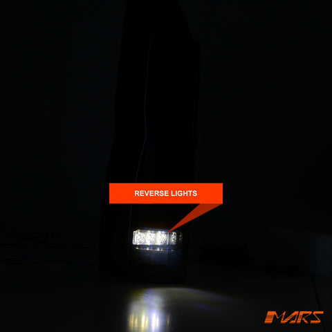 Smoked Black 3D Stripe Full LED Tail lights with Sequential Indicator for Toyota Hiace VAN 2020 - 2025 - Mars Performance