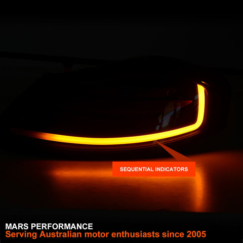 Smoked Black Full LED & Sequential Indicators Tail lights for Porsche Boxster 986 1997 - 2004 - Mars Performance