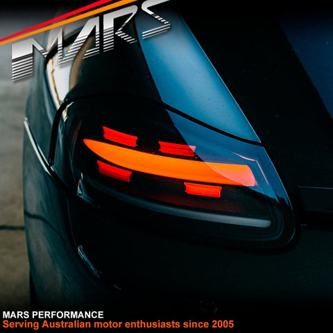 Smoked Black Full LED & Sequential Indicators Tail lights for Porsche Boxster 986 1997 - 2004 - Mars Performance