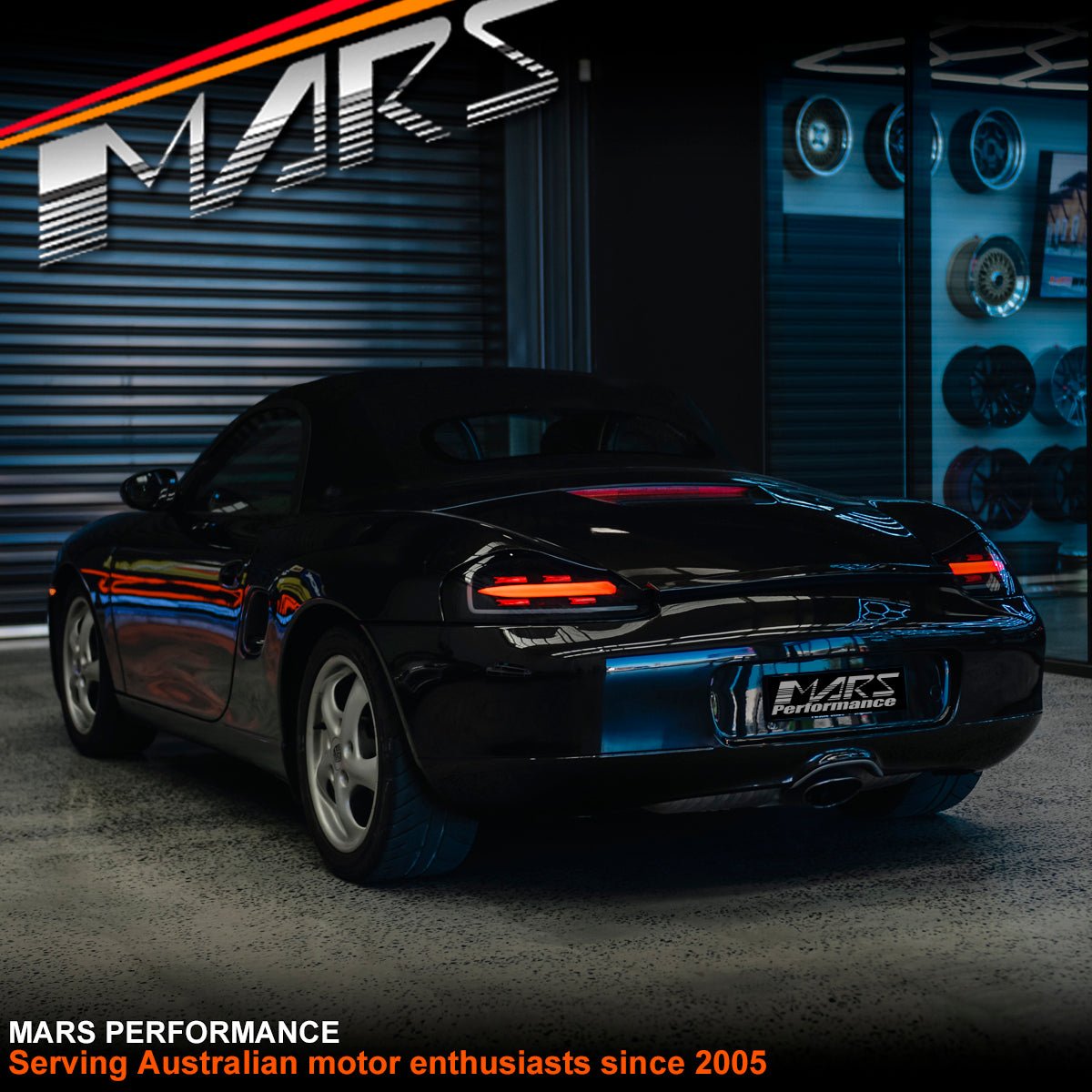 Smoked Black Full LED & Sequential Indicators Tail lights for Porsche Boxster 986 1997 - 2004 - Mars Performance