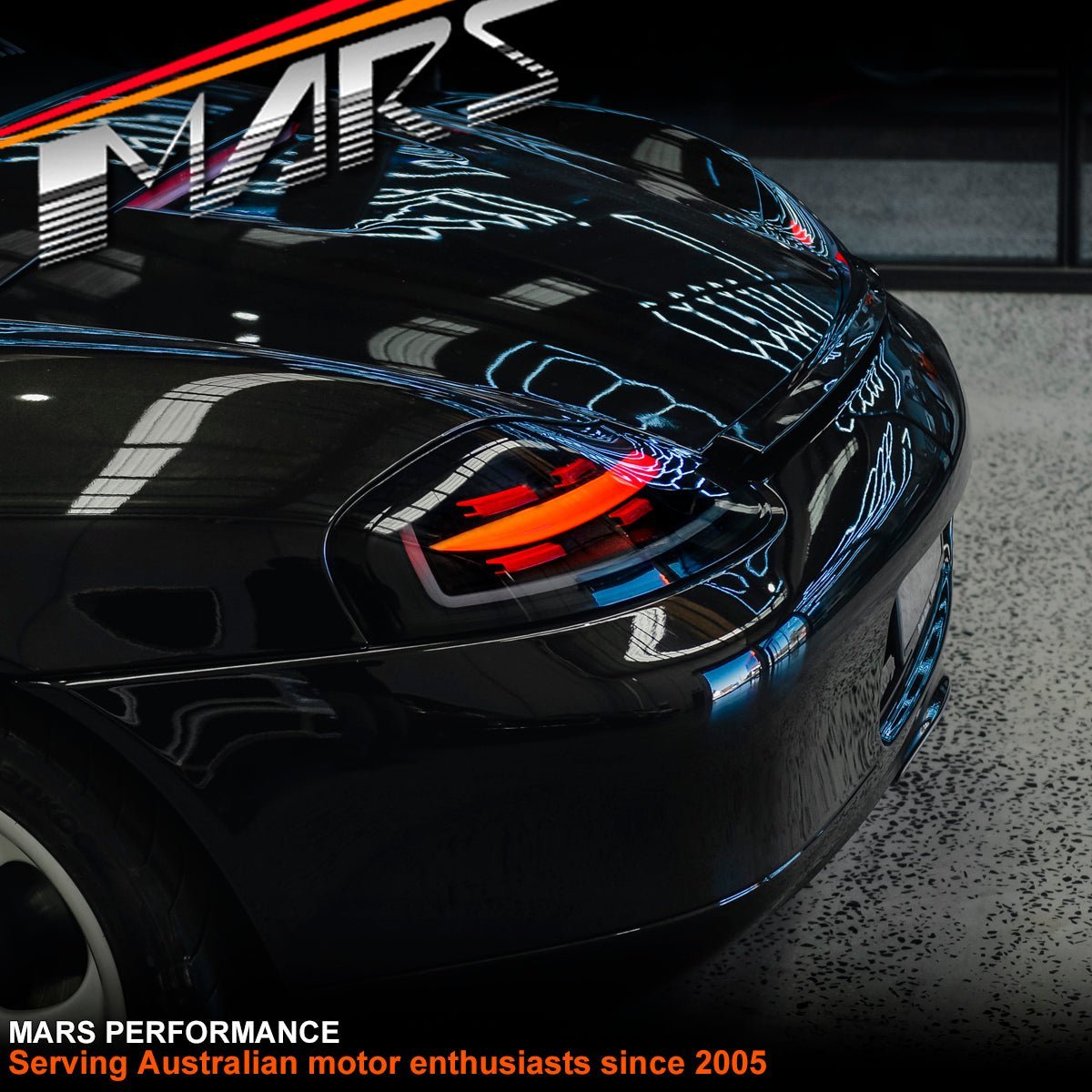 Smoked Black Full LED & Sequential Indicators Tail lights for Porsche Boxster 986 1997 - 2004 - Mars Performance