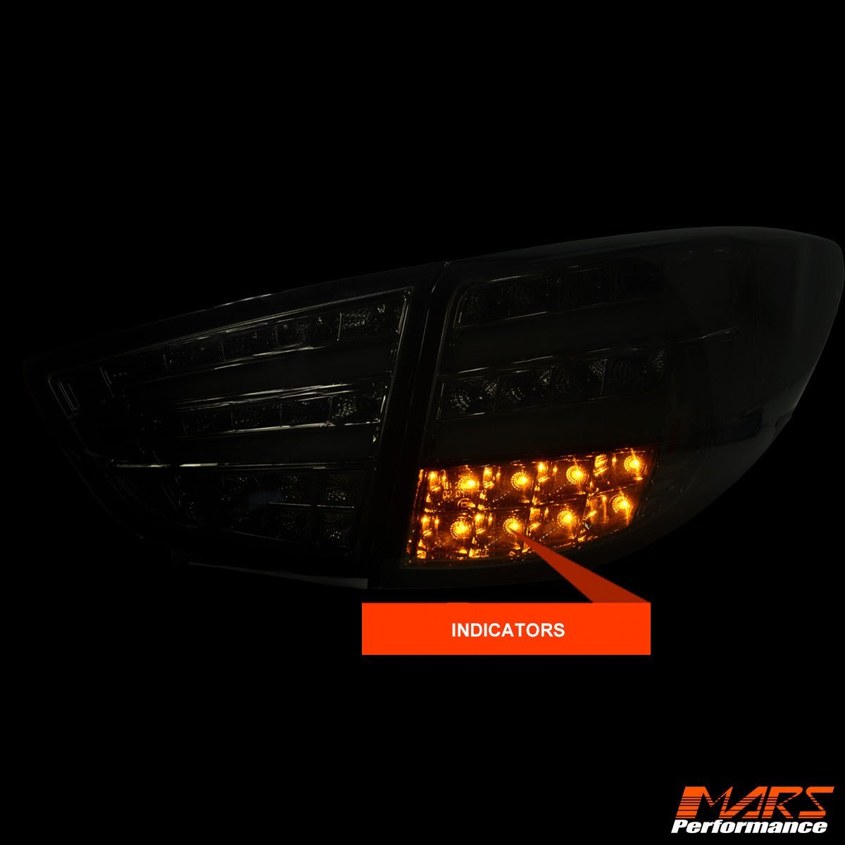 Smoked Black Full LED Tail lights for HYUNDAI IX35 TUCSON 2009 - 2015 - Mars Performance