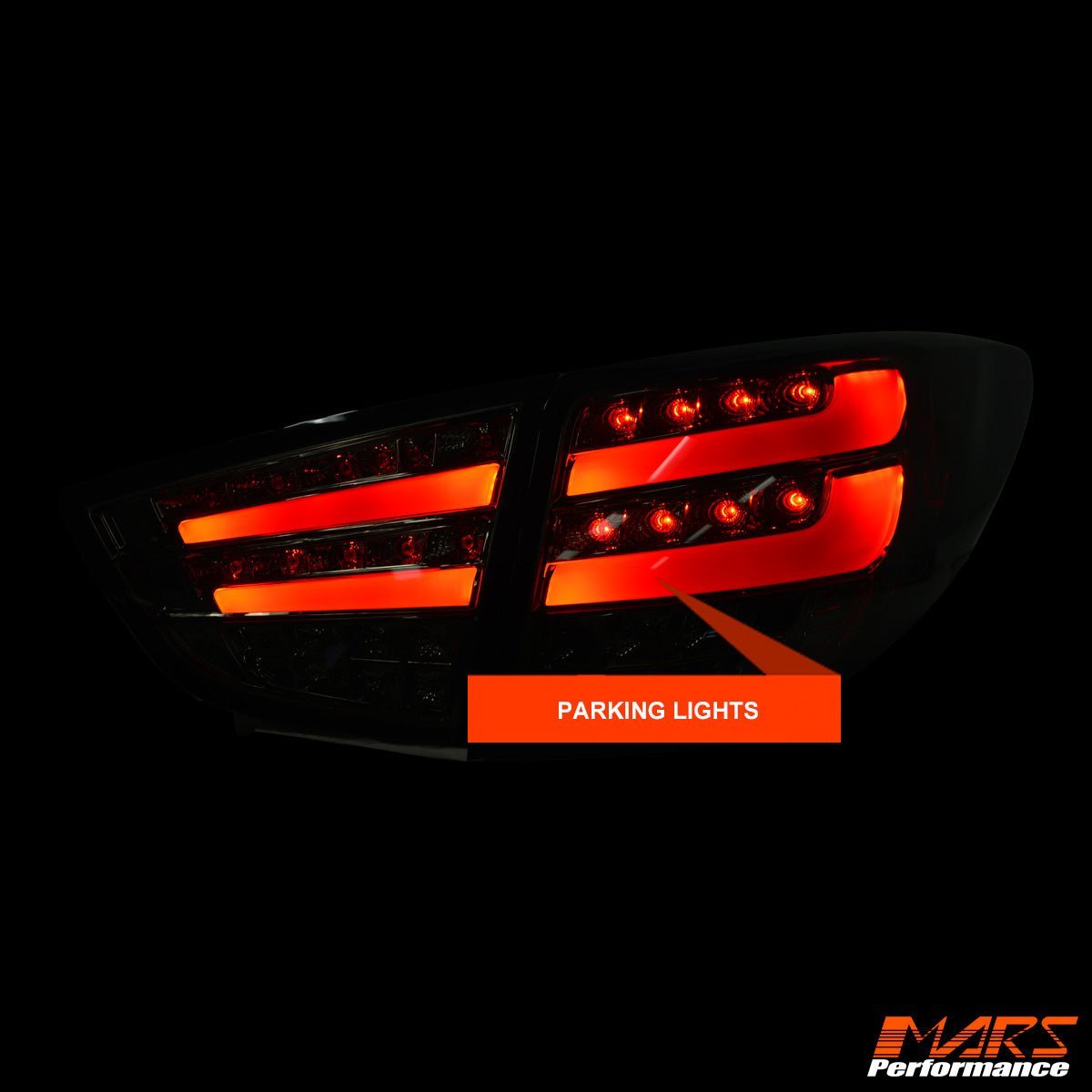 Smoked Black Full LED Tail lights for HYUNDAI IX35 TUCSON 2009 - 2015 - Mars Performance