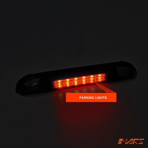 Smoked Black LED High Mount Brake Third Tail lights for Nissan Navara D22 Ute 2003 - 2014 - Mars Performance