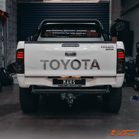 Smoked Black LED Tail lights for Toyota Hilux UTE PICK UP VIGO 2005 - 2014 KS - Mars Performance