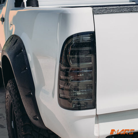 Smoked Black LED Tail lights for Toyota Hilux UTE PICK UP VIGO 2005 - 2014 KS - Mars Performance