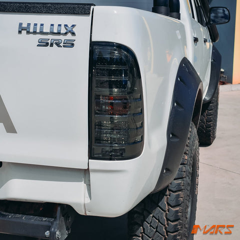 Smoked Black LED Tail lights for Toyota Hilux UTE PICK UP VIGO 2005 - 2014 KS - Mars Performance