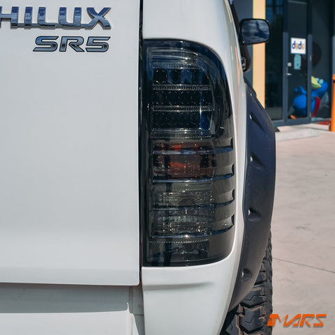 Smoked Black LED Tail lights for Toyota Hilux UTE PICK UP VIGO 2005 - 2014 KS - Mars Performance