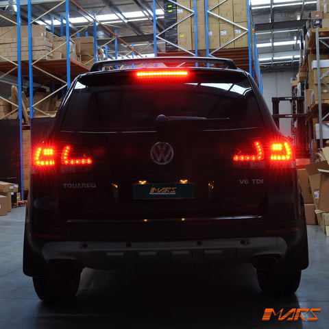 Smoked Black LED Tail lights for Volkswagen VW Touareg 7L 2003 - 2007 - Mars Performance