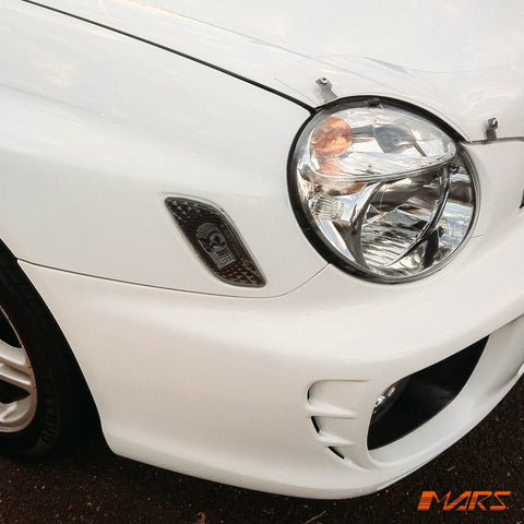 Smoked Fender Side Reflector Marker Indicator Lights for Subaru Impreza & WRX STI 2001 - 2003 - Mars Performance