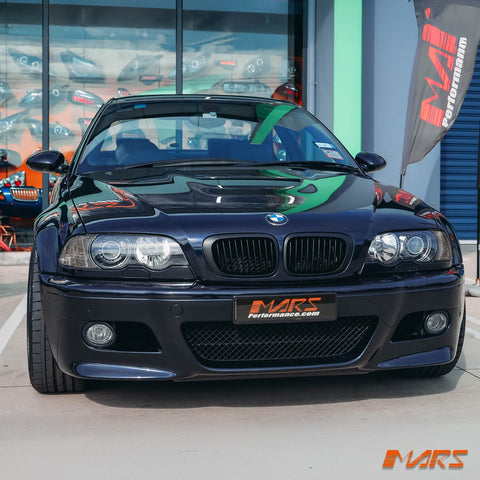 Smoked Front Corner turn signal indicator lights for BMW E46 99 - 02 Pre LCI Coupe & Convertible & M3 - Mars Performance
