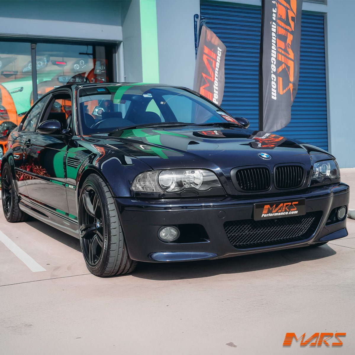 Smoked Front Corner turn signal indicator lights for BMW E46 99 - 02 Pre LCI Coupe & Convertible & M3 - Mars Performance