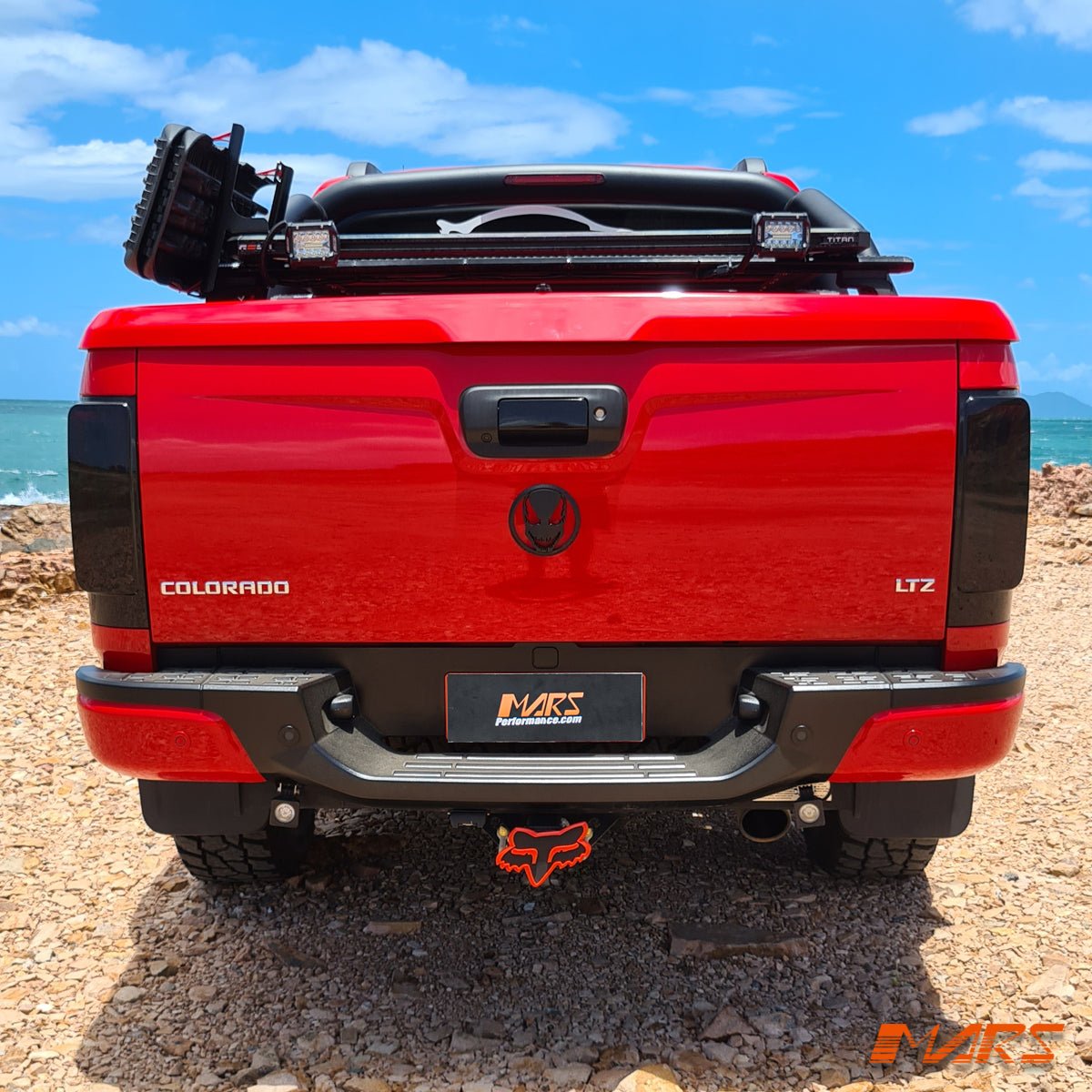 Smoked Full 3D LED 3D Stripe Bar Tail lights with Sequential Indicator for Holden Colorado RG UTE 2012 - 2020 - Mars Performance