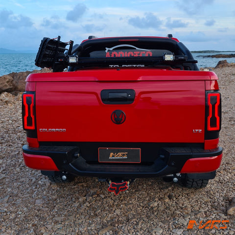 Smoked Full 3D LED 3D Stripe Bar Tail lights with Sequential Indicator for Holden Colorado RG UTE 2012 - 2020 - Mars Performance